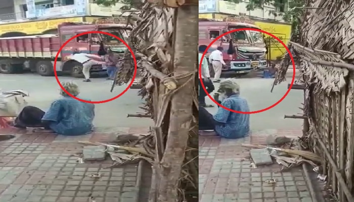 Viral Video: ಲಾರಿ ಚಾಲಕನಿಗೆ ಬೂಟು ಕಾಲಿಂದ ಒದ್ದ ಟ್ರಾಫಿಕ್ ಹೆಡ್ ಕಾನ್‌ಸ್ಟೆಬಲ್! 