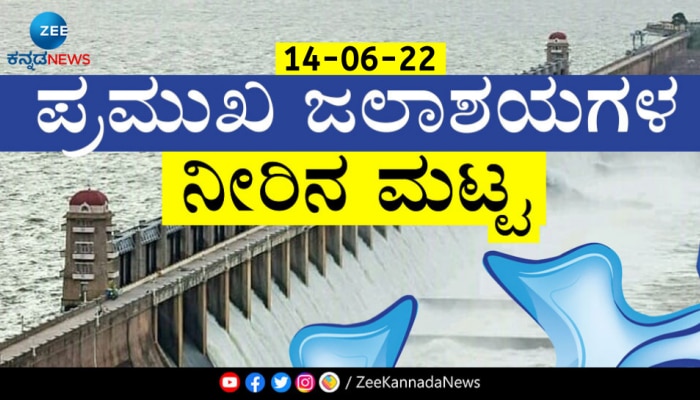 Today's Dam Level: ರಾಜ್ಯದ ಪ್ರಮುಖ ಜಲಾಶಯಗಳ ಇಂದಿನ ನೀರಿನ ಮಟ್ಟ title=