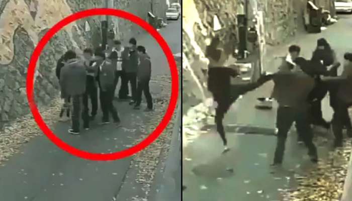  Girl Fighting Video:ಚುಡಾಯಿಸಲು ಬಂದ 6 ಮಂದಿ ಹುಡುಗರಿಗೆ ಒದ್ದು ಬುದ್ದಿ ಕಲಿಸಿದ ಯುವತಿ 