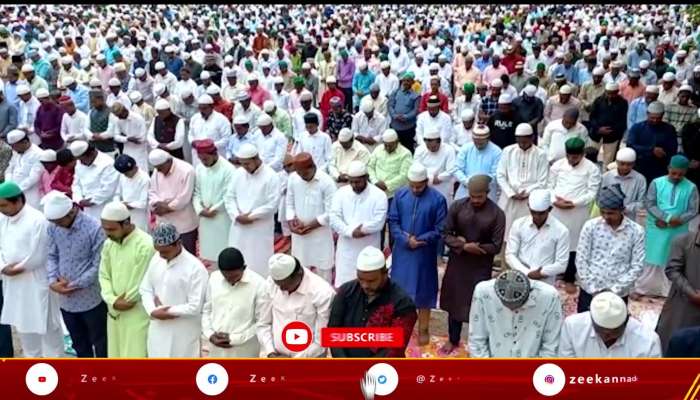 Mass prayers at various places including Eidgah Maidan