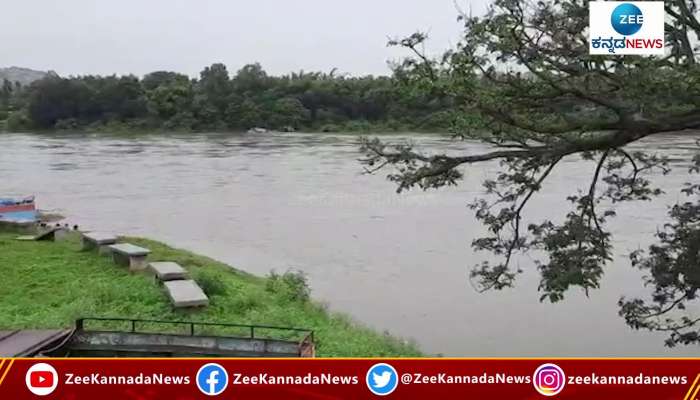Flood situation in hampi
