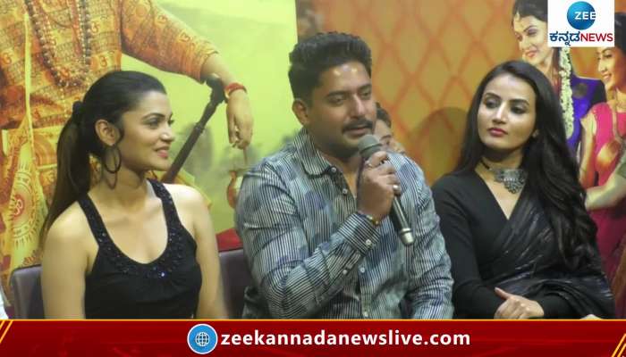 Prajwal Devaraj in Abbara Cinema Trailer Launch