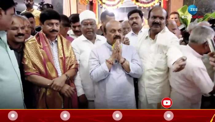 CM basavaraj bommai today visited RT Nagar ganesh temple in bengalore