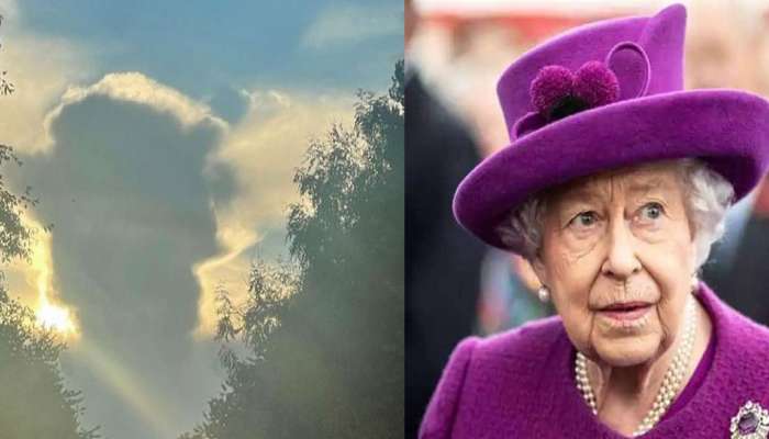 Clouds Form Like Queen Elizabeth: ಇದ್ದಕ್ಕಿದ್ದಂತೆ ಮೋಡದಲ್ಲಿ ಕಾಣಿಸಿಕೊಂಡ ಕ್ವೀನ್ ಎಲಿಜಬೆತ್ ಚಿತ್ರ title=