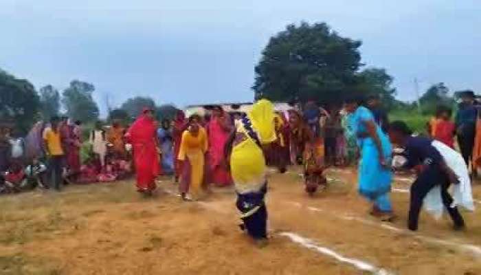 Women Play Kabaddi In Saree As Crowd Cheers On, Video Goes Viral