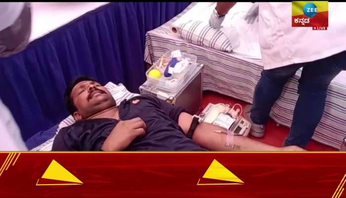 Blood donation in the name of 'Appu' on the occasion of 67th Kannada Rajyotsava