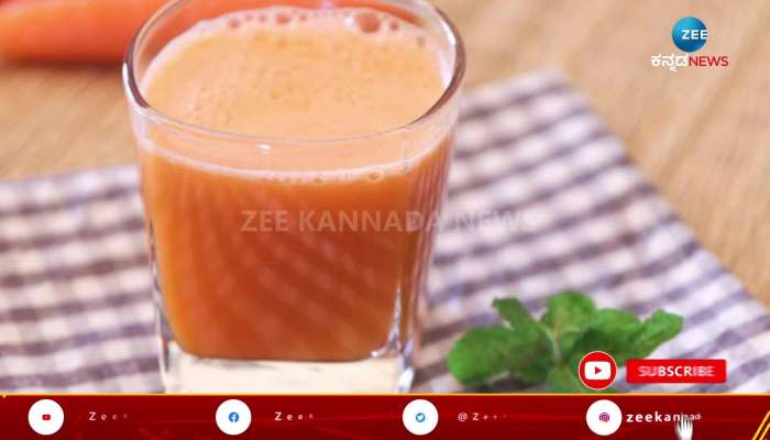 carrot juice is a treasure trove of nutrients makes the skin young with weight loss
