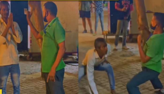 Two drunk men caught fighting each other video goes viral | ಕುಡಿದ  ಮತ್ತಿನಲ್ಲಿ ಮಾರಾಮಾರಿ! ಮುಂದಾಗಿದ್ದನ್ನು ನೋಡಿದ್ರೆ ಎದ್ದುಬಿದ್ದು ನಗ್ತೀರಾ Viral News  in Kannada
