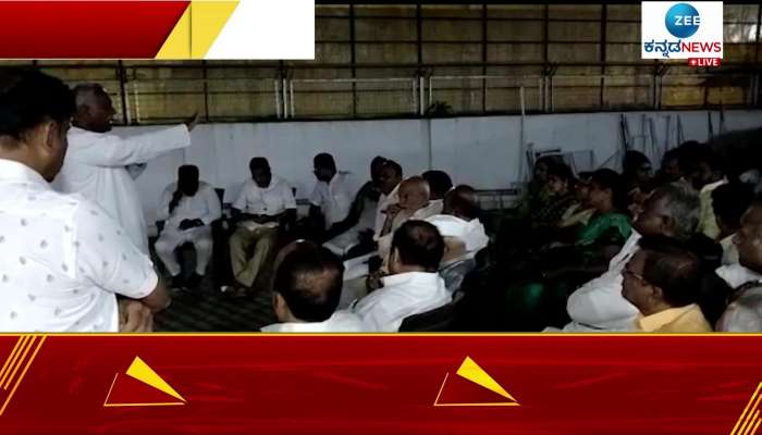 Panchamasali community leaders meeting at Ministre Murgesh Nirani residence 