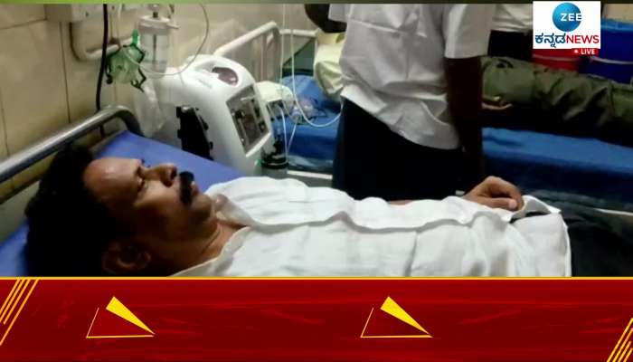 Former Minister D Sudhakar Supporters attack on Congress Leader in Chitradurga 