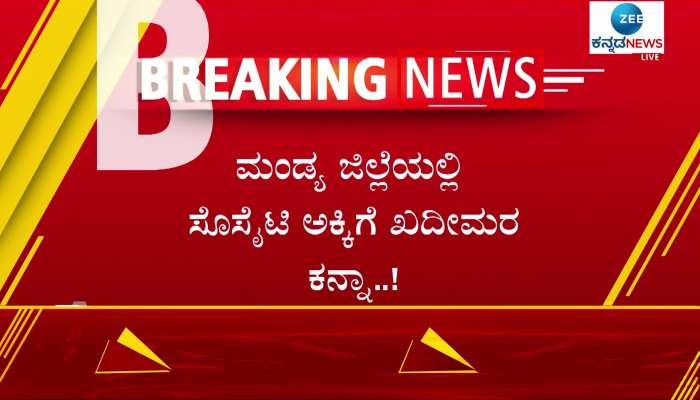 Zee Kannada News exposed Ragi Dandhe in Mandya