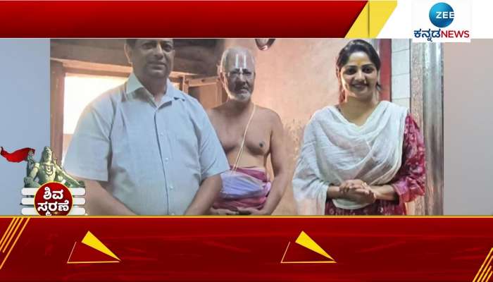 Actress Rachita Ram visited Cheluva Narayanaswamy temple