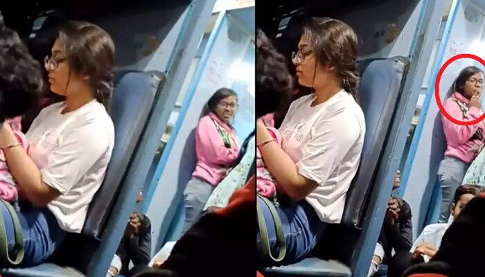 Girl Shocking Video: ಚಲಿಸುವ ರೈಲಿನಲ್ಲಿ ಹುಡುಗಿಯ &#039;ಗಂಧಿ ಬಾತ್&#039;, ವಿಡಿಯೋ ವೈರಲ್!