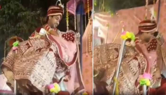 Wedding Viral Video : ಏಟಾಗಿದ್ದು ತನಗಾದರೂ ಮುದ್ದು ಮಾಡಿ ವಧುವನ್ನು ಸಂತೈಸಿದ ವರ  