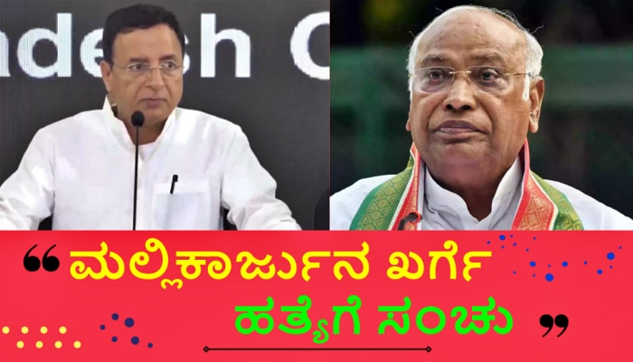 Karnataka Election 2023: "ಮಲ್ಲಿಕಾರ್ಜುನ ಖರ್ಗೆ ಹತ್ಯೆಗೆ ಸಂಚು, ಮೌನಕ್ಕೆ ಶರಣಾಗಿದ್ದೇಕೆ ಪಿಎಂ, ಸಿಎಂ?"   title=