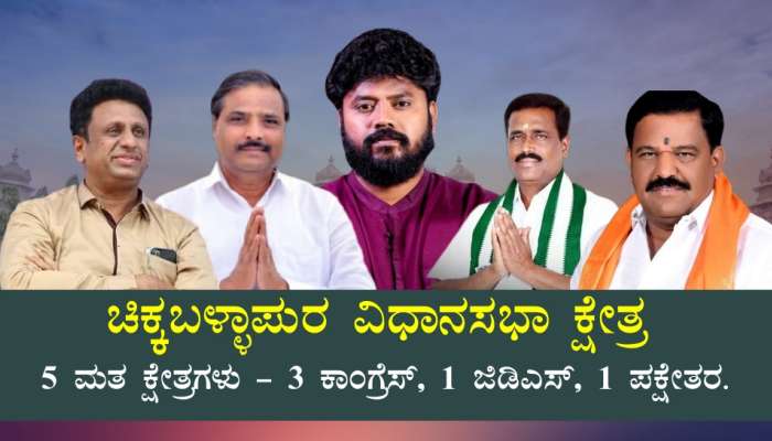 Karnataka Election Result 2023: ಚಿಕ್ಕಬಳ್ಳಾಪುರ ಜಿಲ್ಲಾ 5 ವಿಧಾನಸಭಾ ಕ್ಷೇತ್ರದ ವಿಜಯಶಾಲಿಗಳು..!