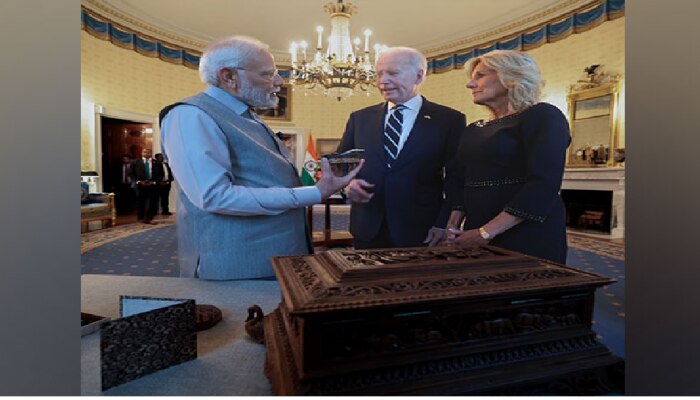 PM Modi US Visit: ಜೋ ಬಿಡೆನ್ ದಂಪತಿಗೆ ಪ್ರಧಾನಿ ಮೋದಿ ನೀಡಿದ ಉಡುಗೊರೆ ಏನ್ ಗೊತ್ತಾ?