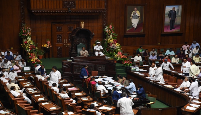 Karnataka Assembly Session: ವಿಧಾನಸಭೆಯಲ್ಲಿ ಗದ್ದಲ, ಕೋಲಾಹಲ, BJP ಸದಸ್ಯರಿಂದ ಆಕ್ರೋಶ! title=