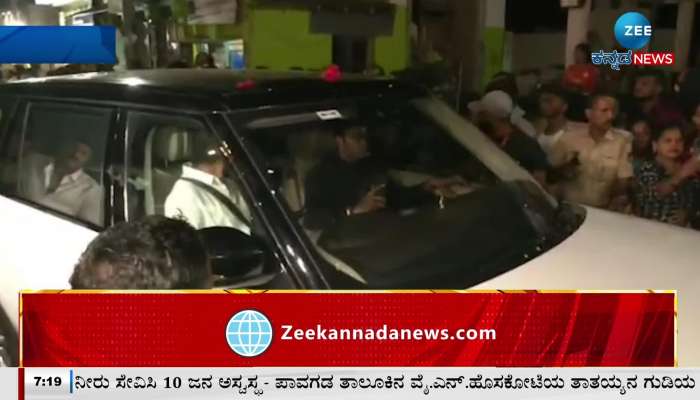 Bollywood actor Sanjay Dutt visits Chamundi Hill in Mysore