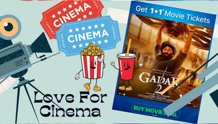 Free Gadar 2 Movie Ticket: ಉಚಿತವಾಗಿ 'ಗದರ್-2' ಚಿತ್ರ ವೀಕ್ಷಿಸಬೇಕೆ? ಈ ಒಂದು ಕೆಲಸ ಮಾಡಿ ಸಾಕು! title=