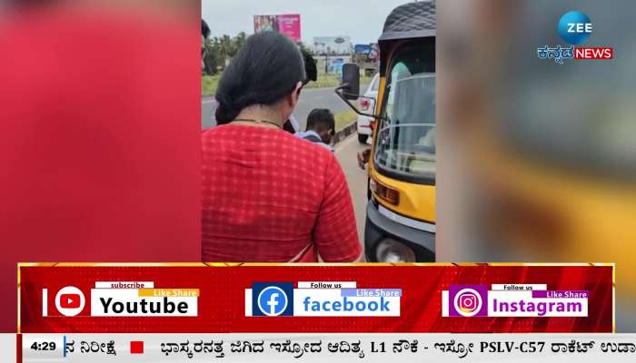 Laxmi Hebbalkar rushed to help the injured student