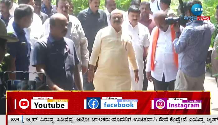 Former CM Basavaraja Bommai visited Mandya district