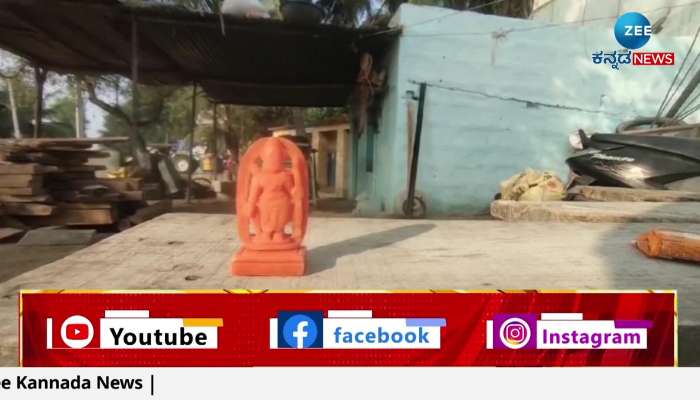 a man made shri rama idol in soap