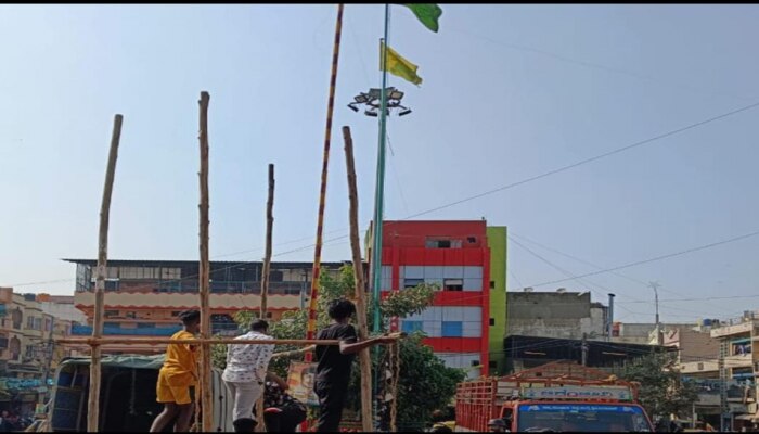 Green Flag in JJR City: ಶಿವಾಜಿ ನಗರವಾಯ್ತು, ಈಗ ಜೆಜೆಆರ್ ನಗರದಲ್ಲಿ ಹಸಿರು ಧ್ವಜ ಹಾರಾಟದ ಫೋಟೋ ವೈರಲ್ title=