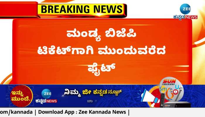 Lok sabha elections 2024 : Mandya BJP Ticket Fight