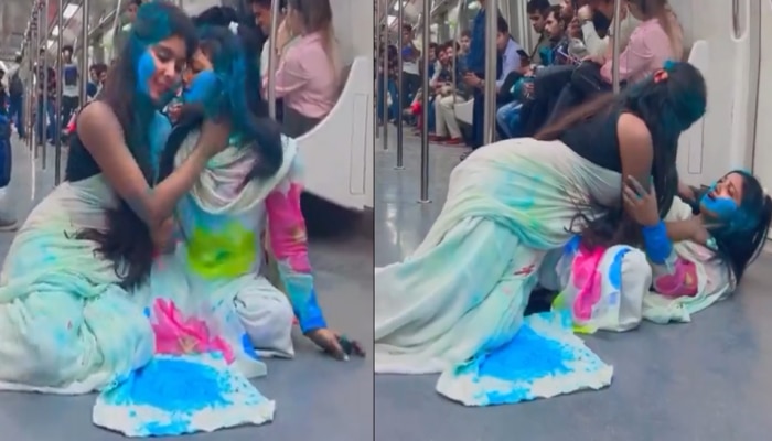 Vulgar Dance Video: Delhi Metro ದಲ್ಲಿ ಹೋಳಿ ಹಬ್ಬದ ರೀಲ್ ತಯಾರಿಸುತ್ತ ಅಶ್ಲೀಲ ನೃತ್ಯ ಪ್ರದರ್ಶಿಸಿದ ಯುವತಿಯರು, ಮುಂದೇನಾಯ್ತು ಗೊತ್ತಾ!