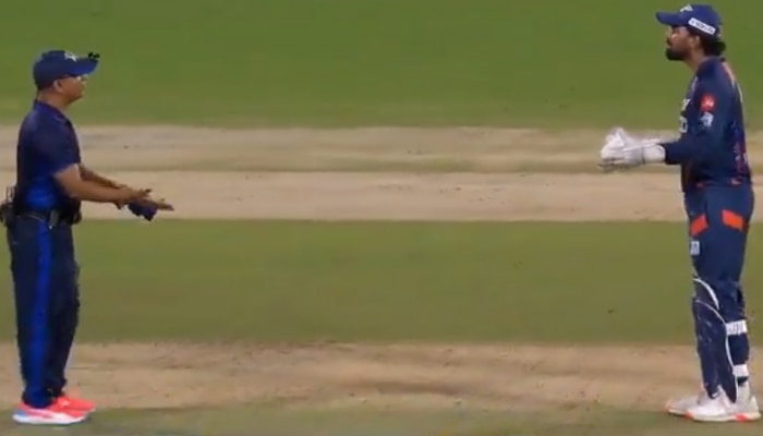 IPL 2024: ಅಂಪೈರ್ ವಿರುದ್ಧ ಕೆಂಡಾಮಂಡಲವಾದ KL Rahul, ತಿಳಿ ಹೇಳಲು ಕೈ....! Watch Video title=