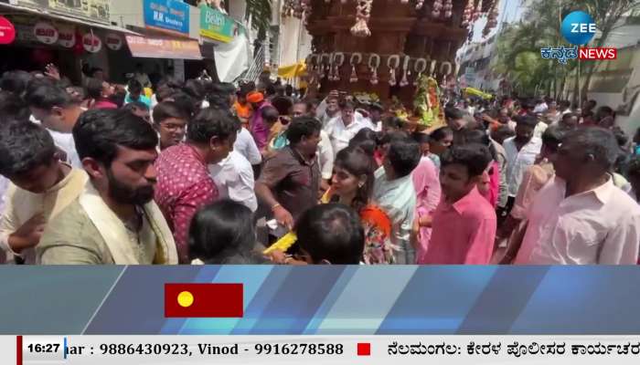 Arrival of thousands of devotees in Brahmarathotsava