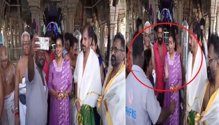 Viral Video: ಸೆಲ್ಫಿ ತೆಗೆದುಕೊಳ್ಳಲು ಬಂದ ಸ್ವಚ್ಛತಾ ಸಿಬ್ಬಂದಿಗೆ ಹಿಂಗ್ಯಾಕ್‌ ಮಾಡಿದ್ರು ರೋಜಾ! title=