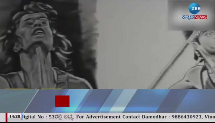 Artist Zubaid Khan wished the winners of Olympics through painting