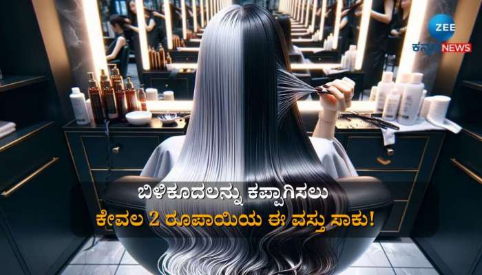 ಕೇವಲ 2 ರೂ. ಪದಾರ್ಥ ಬಳಸಿ ನಿಮ್ಮ ಬಿಳಿ ಕೂದಲನ್ನು ಚಿಟಿಕೆಯಲ್ಲಿ ಕಪ್ಪಾಗಿಸಿ! 