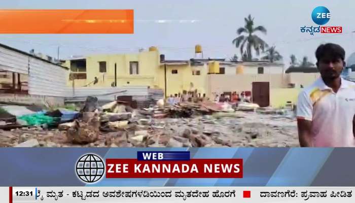 Eviction of illegal building in Hampi