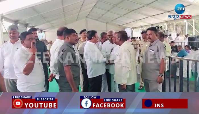  SMK funeral at Coffee Day premises in Somanahalli