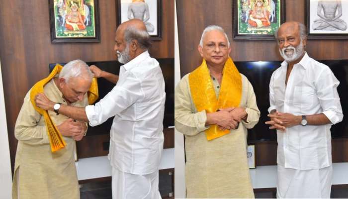 Sri M meets Sri Rajinikanth : ರಜಿನಿಕಾಂತ್ ಭೇಟಿ ಮಾಡಿದ ಹಿಮಾಲಯದ ಯೋಗಿ!! 