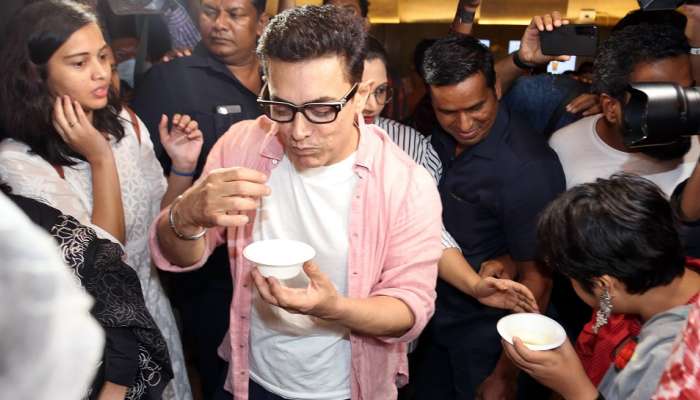 Aamir Khan: ಗೋಲಗಪ್ಪ ಸವಿದ ಬಾಲಿವುಡ್‌ ಸ್ಟಾರ್‌ ನಟ ಅಮೀರ್ ಖಾನ್, ಫೋಟೋ ವೈರಲ್‌