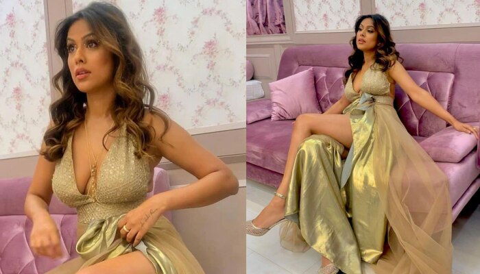 Nia Sharma Photoshoot: Golden Dressನಲ್ಲಿ ಪರ್ಫೆಕ್ಟ್ ಫಿಗರ್ ಅನಾವರಣಗೊಳಿಸಿದ ನಿಯಾ ಶರ್ಮಾ